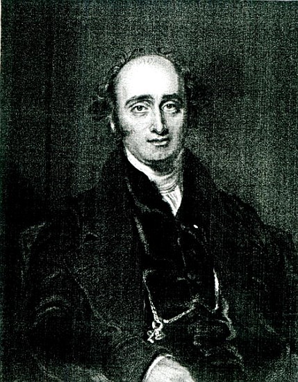 The Rt.Hon.John Wilson Croker; engraved by T.H Parry von (after) Sir Thomas Lawrence