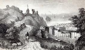 Hastings Castle from the Revd W. Wallinger''s Plantation; engraved by R. Martin