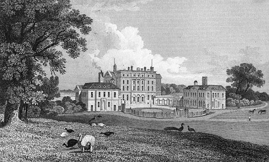 View of Chevening Place; engraved by S. Lacy von (after) Thomas Mann Baynes