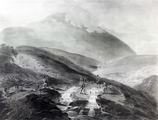 Gold Mines, County of Wicklow; engraved by John Bluck von (after) Thomas Sautelle Roberts