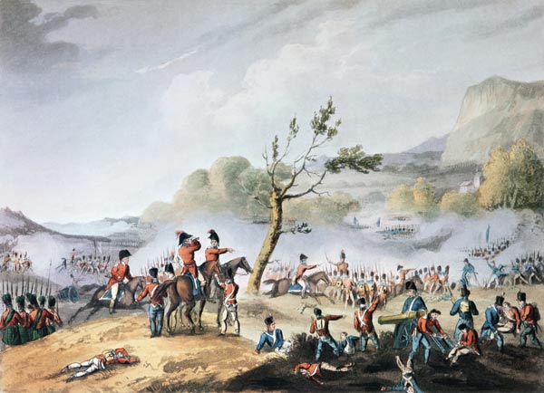 Battle of Maida, July 4th, 1806; engraved by Thomas Sutherland (b.c.1785)(see also 225164) von (after) William Heath