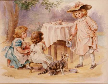 The Tea Party von Agnes Nicholl