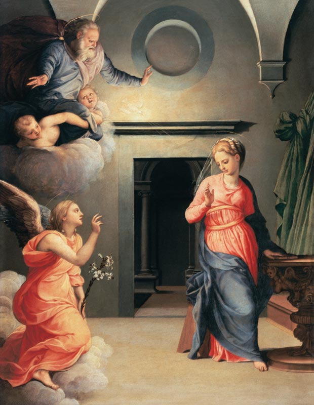 Annunciation to Mary von Agnolo Bronzino