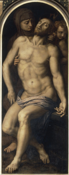 A.Bronzino / Pietà / Paint./ c.1565/70 von Agnolo Bronzino