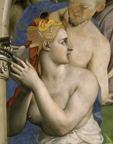 A.Bronzino, Eherne Schlange, Ausschnitt von Agnolo Bronzino