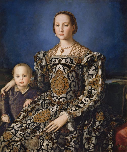 Eleonora von Toledo mit ihrem Sohn Giovanni von Agnolo Bronzino