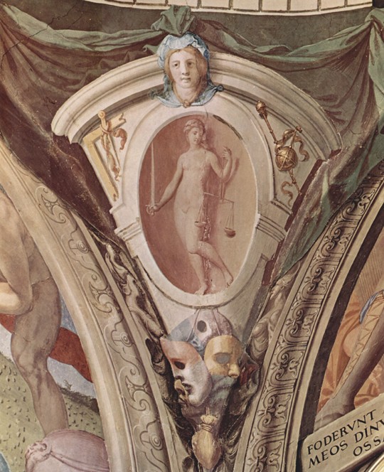 Allegorie der Kardinaltugenden. Fresken der Kapelle der Eleonora da Toledo von Agnolo Bronzino