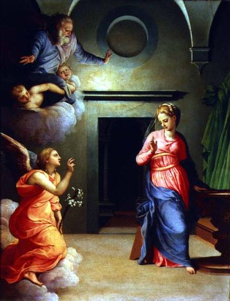 The Annunciation von Agnolo Bronzino