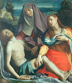 Die Beweinung Christi von Agnolo Bronzino