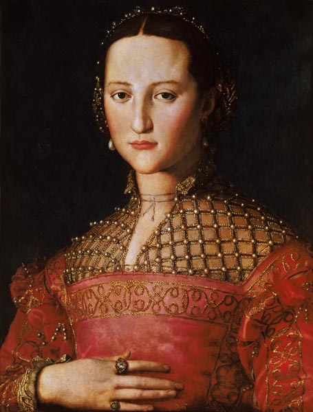 Eleonora da Toledo (1519-74) von Agnolo Bronzino