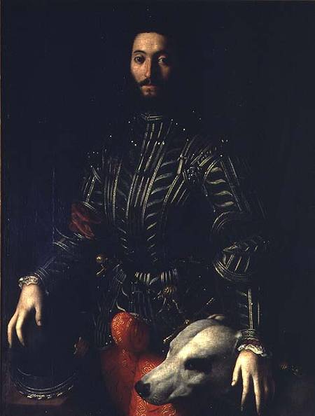 Portrait of Guidubaldo della Rovere, Duke of Urbino von Agnolo Bronzino