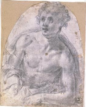 A.Bronzino /Study for St.Sebastian/Draw.