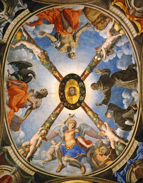 Trinity with Saints von Agnolo Bronzino