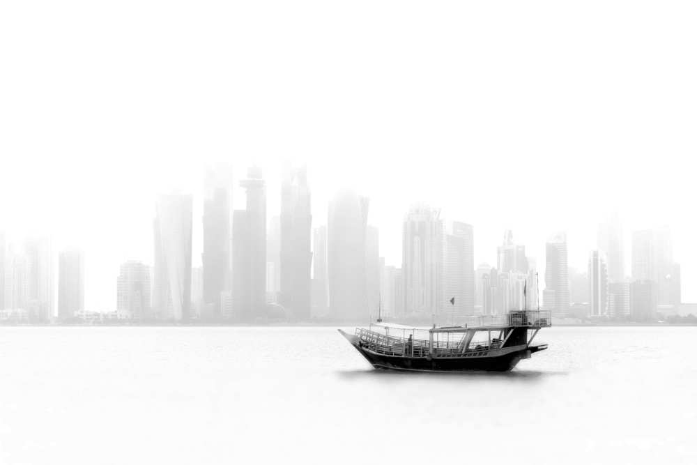 Lonely Boat von Ahmed Lashin