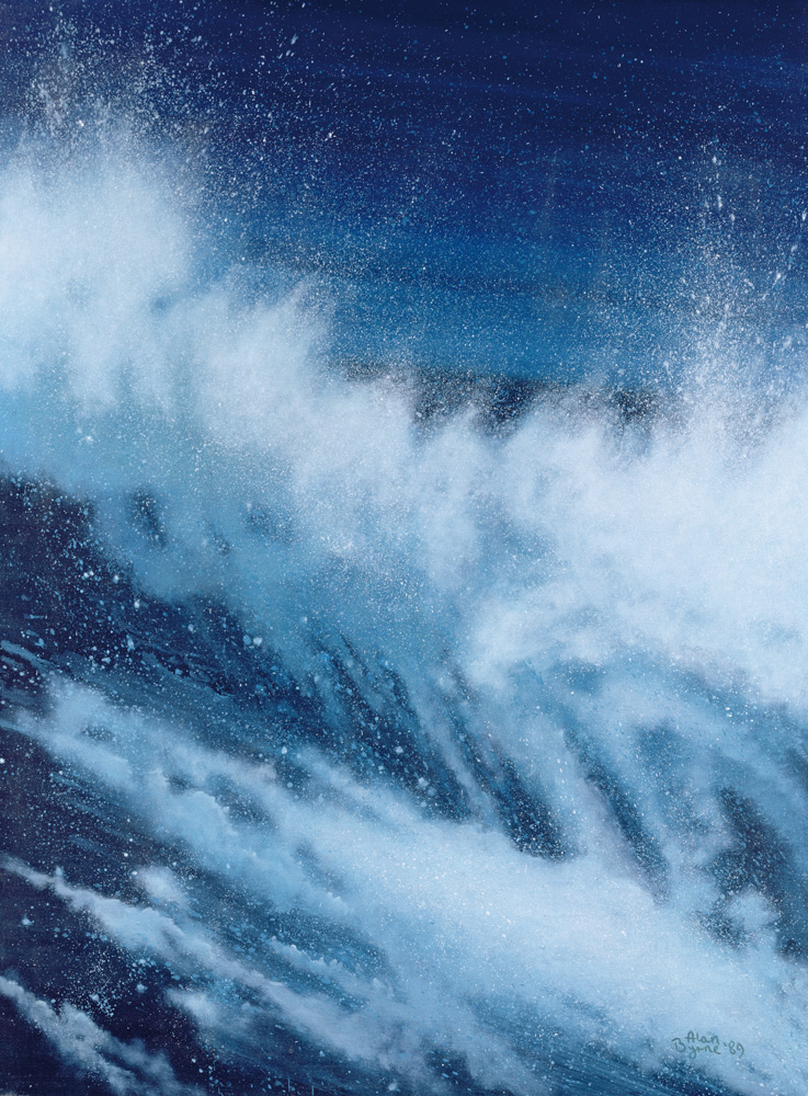 Large Waves Breaking von Alan  Byrne