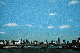 Waterloo Bridge, 2002 (oil on canvas) 