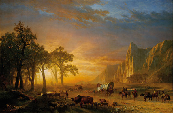 Emigrants Crossing the Plains von Albert Bierstadt