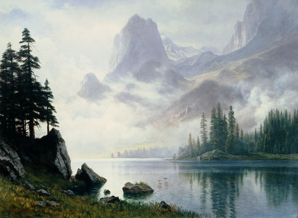 Mountain Out Of The Mist von Albert Bierstadt