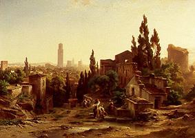 Verona, vom Giardino Giusti gesehen von Albert Emil Kirchner