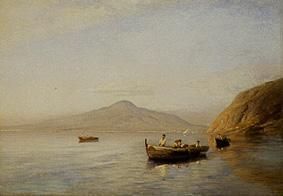 Fischer am Golf von Neapel von Albert Flamm