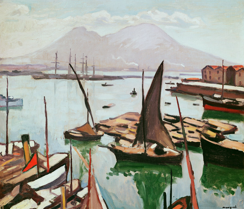 Der Hafen von Neapel von Albert Marquet