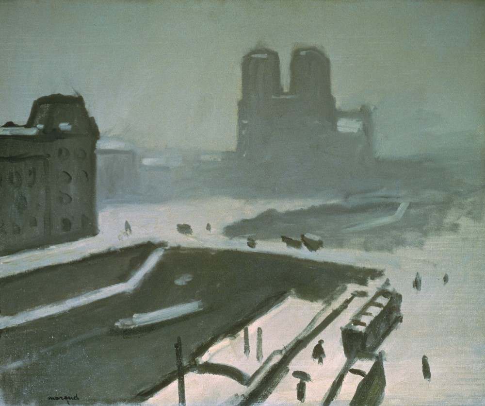 Notre Dame im Winter von Albert Marquet