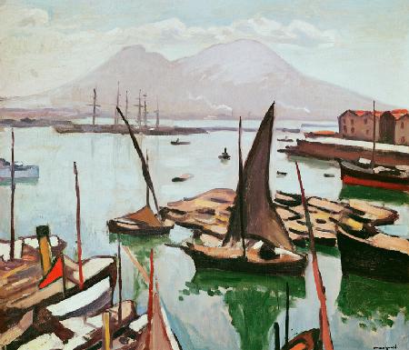 Der Hafen von Neapel 1909
