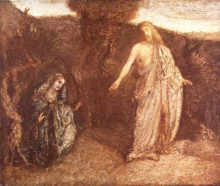Christ Appearing to Mary von Albert Pinkham Ryder