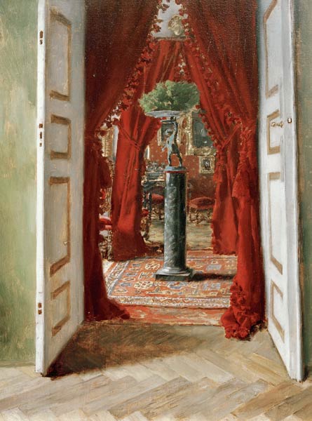 The Red Room von Albert von Keller