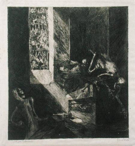 Apparition at Midnight von Albert Welti