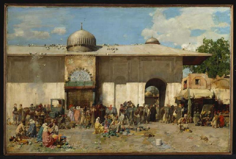 Orientalischer Markt von Alberto Pasini