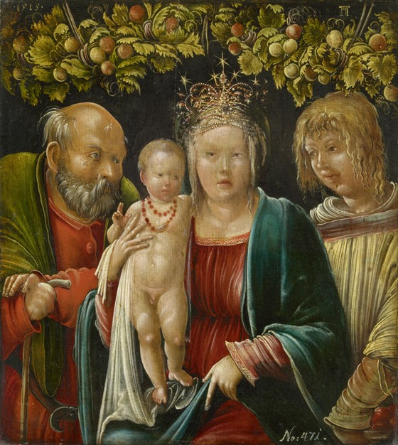 Heilige Familie mit dem Heiligen Agapitus von Albrecht Altdorfer