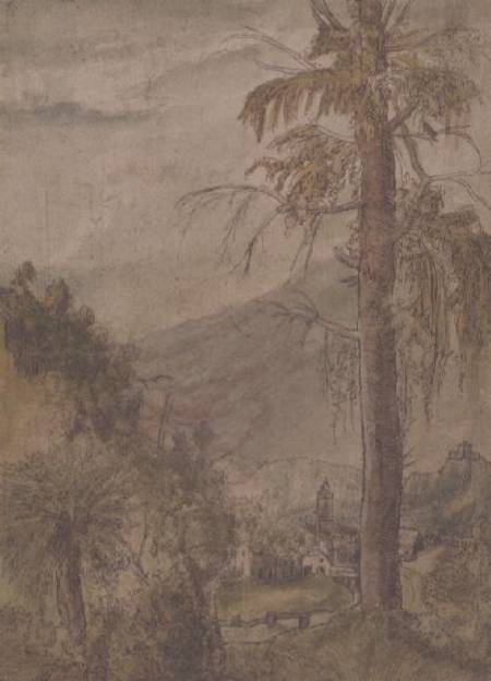Landscape with Church von Albrecht Altdorfer