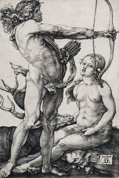 Apollo und Diana von Albrecht Dürer