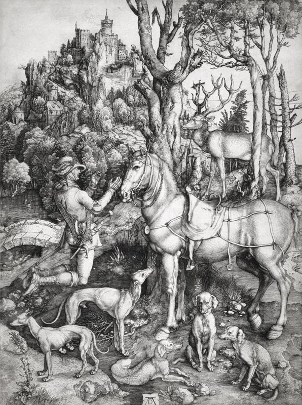 Der heilige Eustachius von Albrecht Dürer