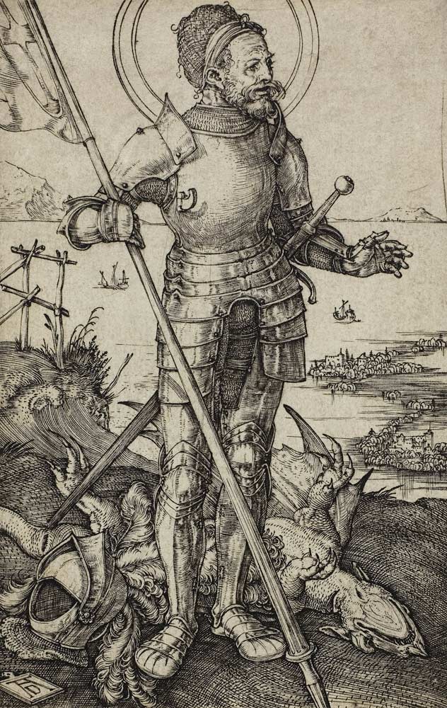 Der heilige Georg zu Fuß von Albrecht Dürer