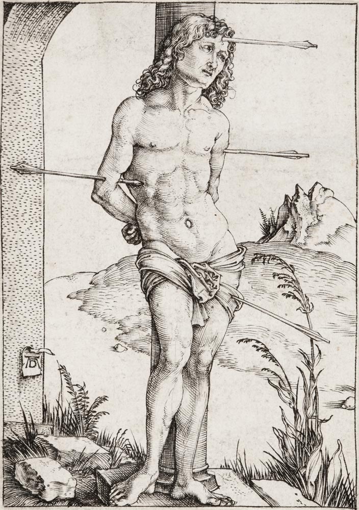 Der heilige Sebastian an der Säule von Albrecht Dürer