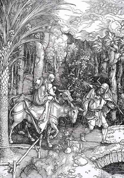 Die Flucht nach Ägypten von Albrecht Dürer