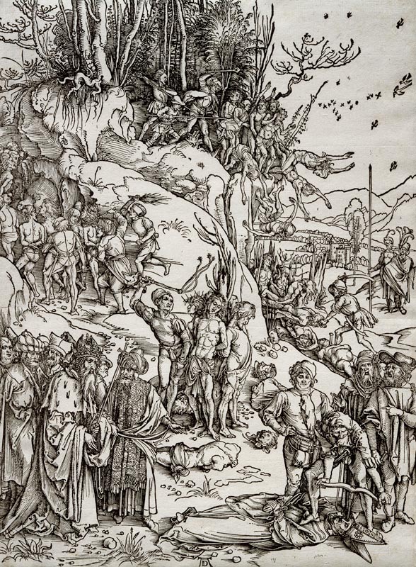 Die Marter der zehntausend Christen von Albrecht Dürer