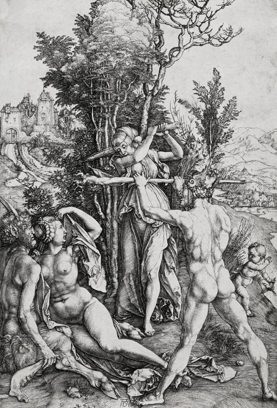 Herkules am Scheideweg von Albrecht Dürer