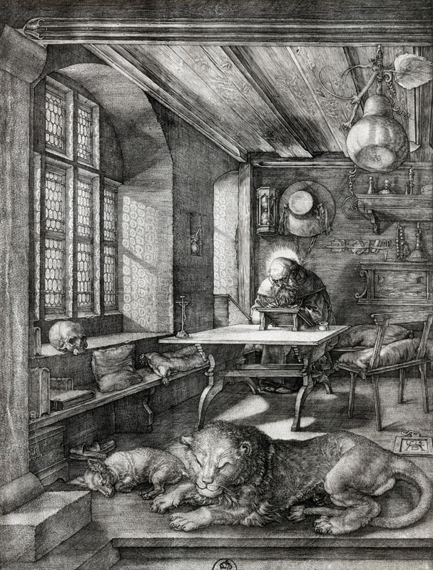 Hieronymus im Gehäus von Albrecht Dürer