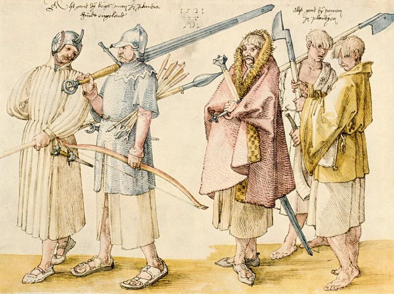 Irish Soldiers and Farmers von Albrecht Dürer
