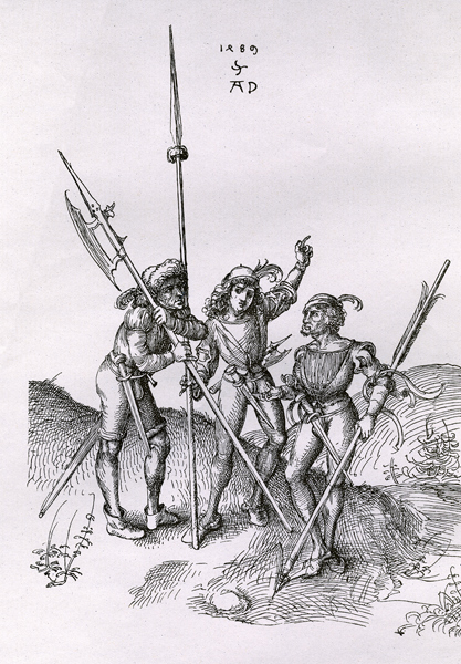 Kriegsleute von Albrecht Dürer