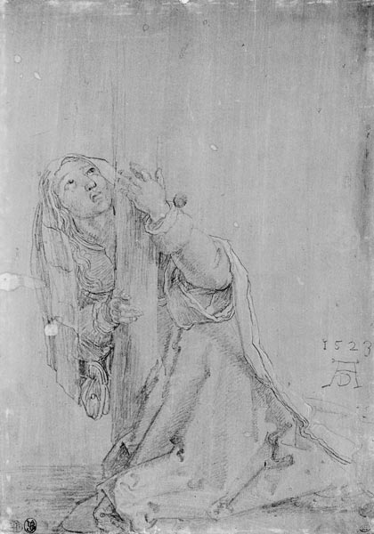 Magdalene beneath the Cross von Albrecht Dürer