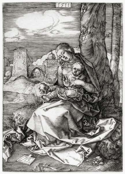 Mary with the Pear von Albrecht Dürer