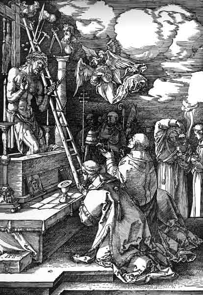 Dürer / Mass of St Georg / Woodcut von Albrecht Dürer