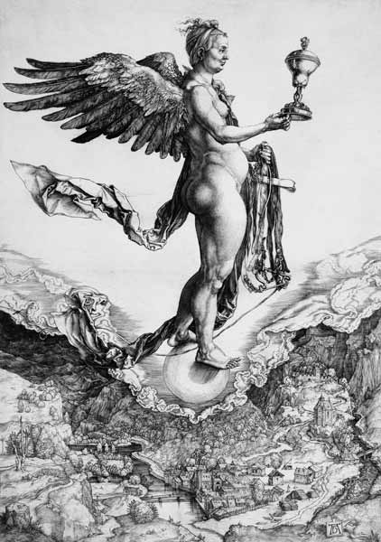 Nemesis oder Das Große Glück von Albrecht Dürer
