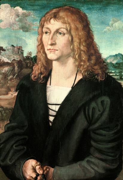 Portrait of a Young Man / Dürer von Albrecht Dürer
