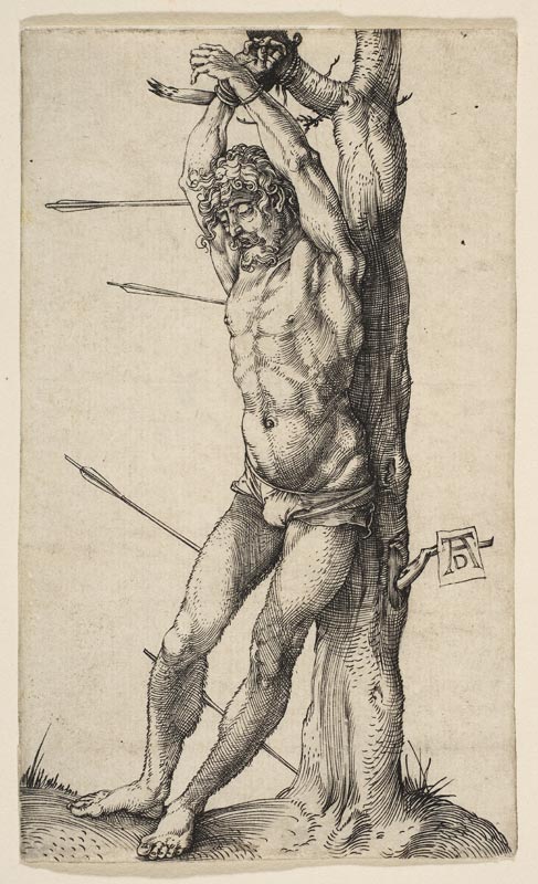 Saint Sebastian Tied to a Tree von Albrecht Dürer