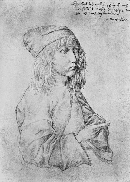 Self-portrait as Boy von Albrecht Dürer